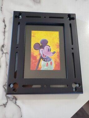 Mickey Mouse Cutout Black Picture Frame 5x7 Disney
